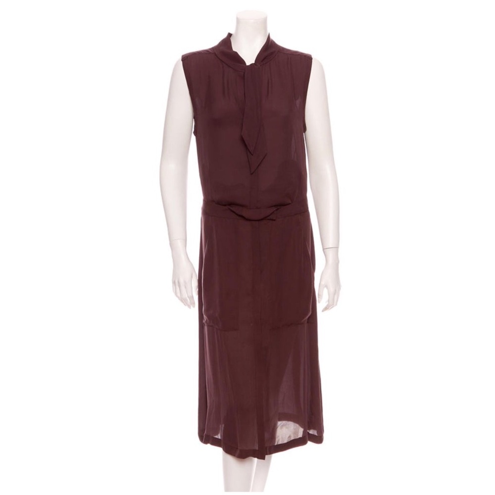 ALC silk midi dress